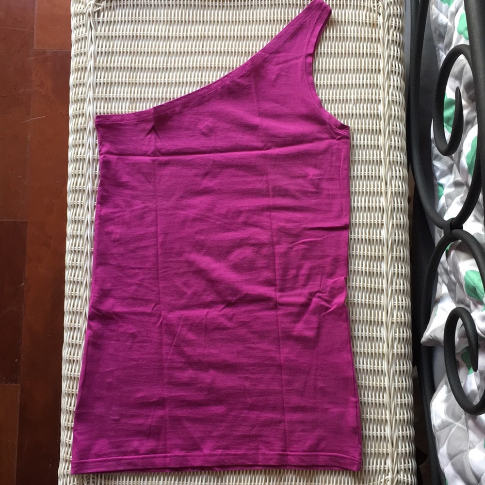 One shoulder tank top